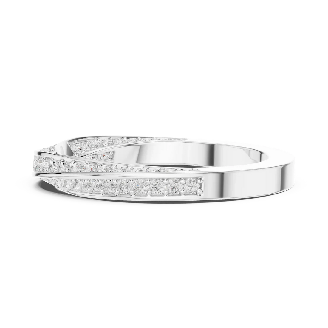 2 carat round brilliance diamond E VS engagement ring handcrafted in 14k gold