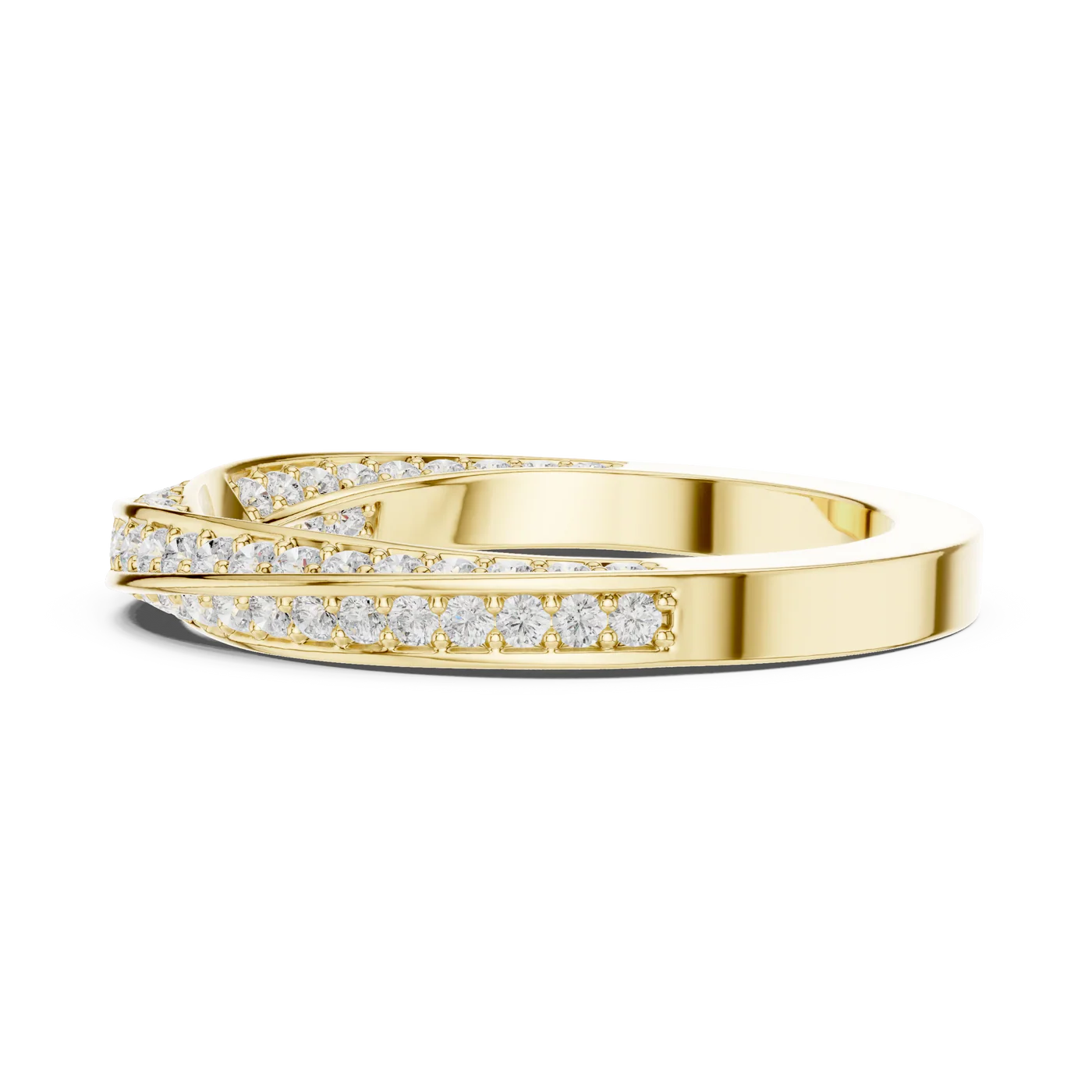 2 carat round brilliance diamond E VS engagement ring handcrafted in 14k gold