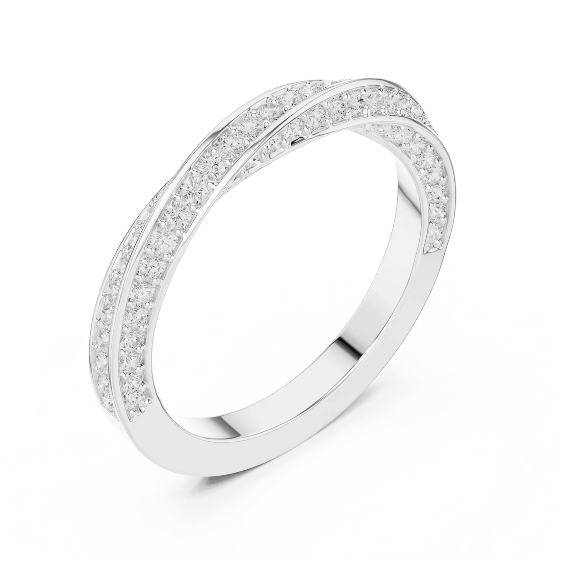 2 carat round brilliance diamond E VS engagement ring handcrafted in 14k gold
