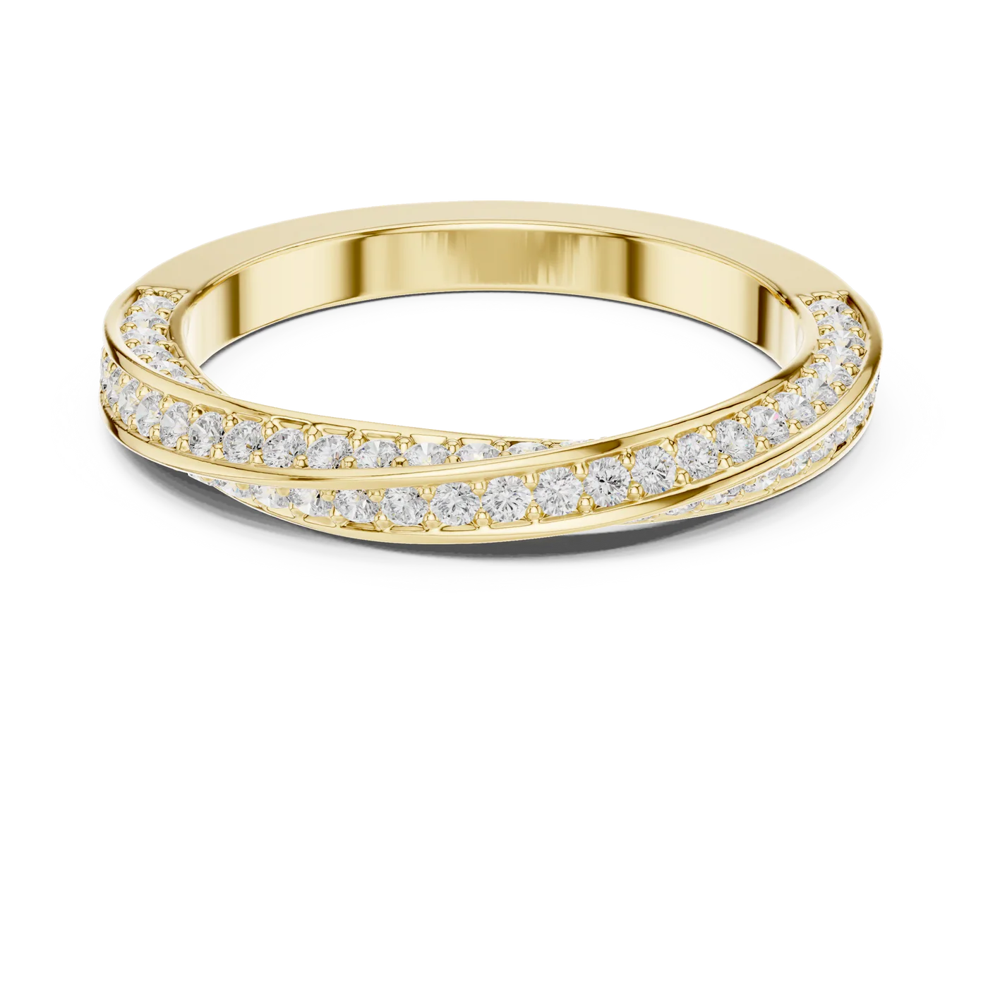 2 carat round brilliance diamond E VS engagement ring handcrafted in 14k gold