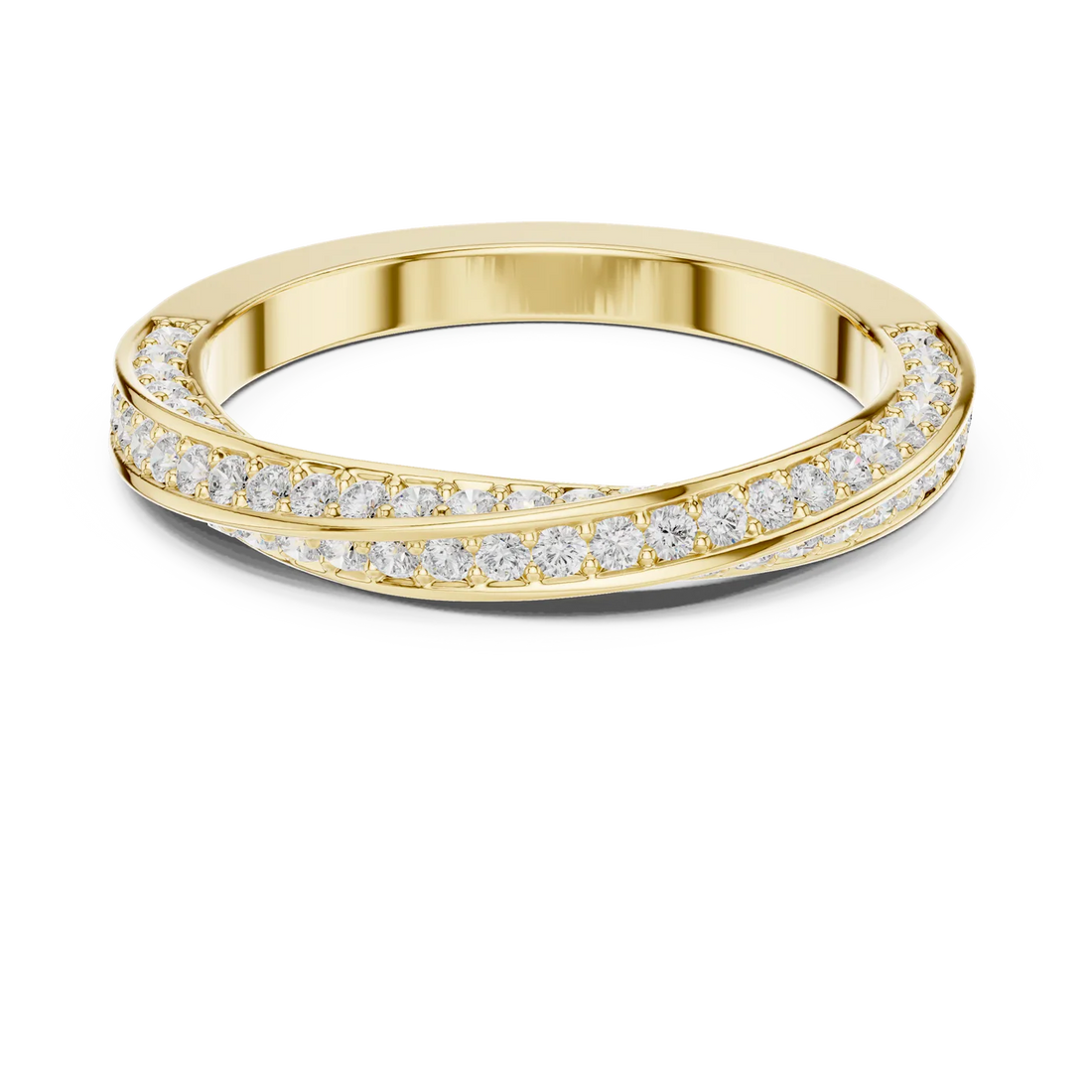 2 carat round brilliance diamond E VS engagement ring handcrafted in 14k gold