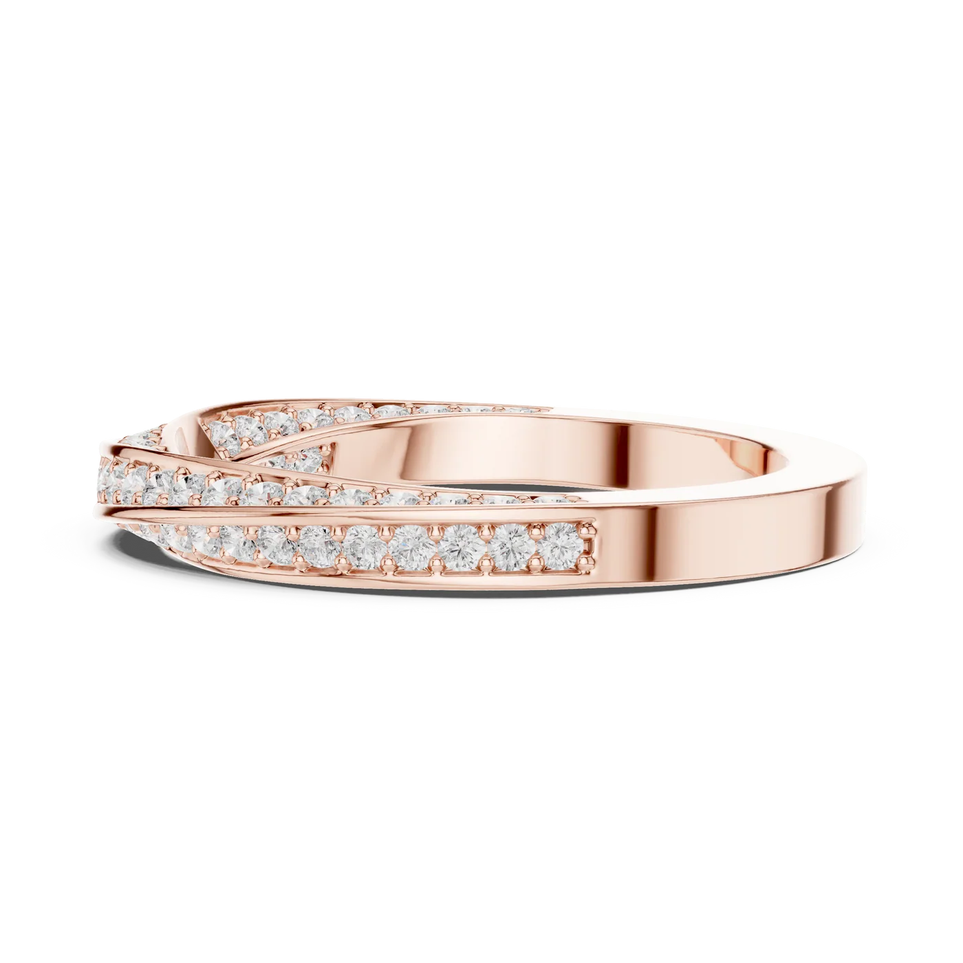 2 carat round brilliance diamond E VS engagement ring handcrafted in 14k gold
