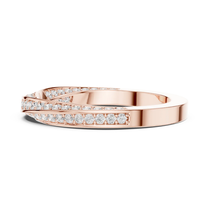 2 carat round brilliance diamond E VS engagement ring handcrafted in 14k gold