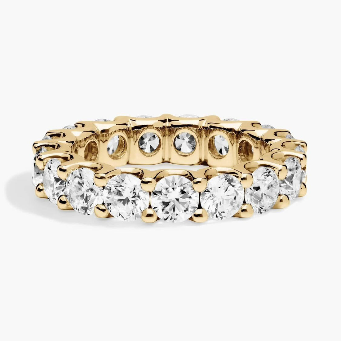 2 total carat stone VS clarity eternity band handcrafted with time less craftsmanship